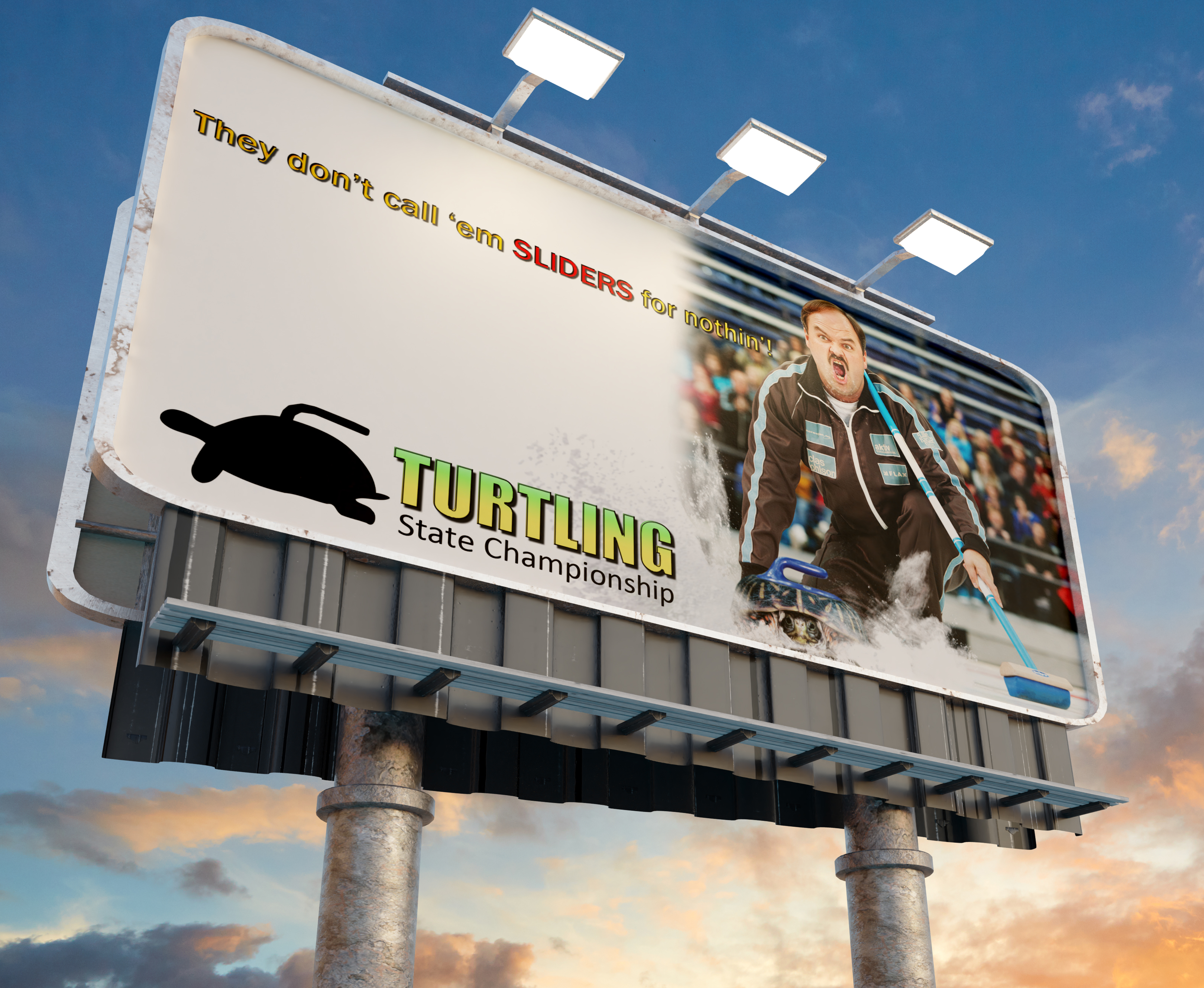 Detailed Billboard with Advertisements preview image 1
